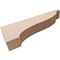 Ekena Millwork 3"W x 18"D x 6"H Thin Garner Rough Cedar Woodgrain TimberThane Corbel, Primed Tan CORUR03X18X06GARRCPR - alternate 4
